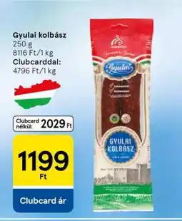 Tesco Gyulai kolbász ajánlat
