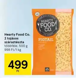 Tesco Hearty Food Co. 2 tojásos száraztészta ajánlat