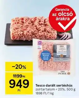 Tesco Tesco darált sertéshús ajánlat