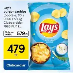 Tesco Lay's burgonyachips ajánlat