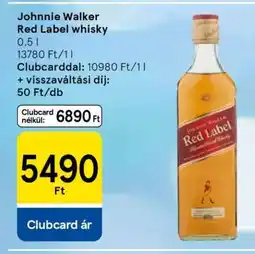Tesco JOHNNIE WALKER Red Label Whisky ajánlat