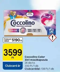 Tesco Coccolino Color 3in1 mosókapszula ajánlat