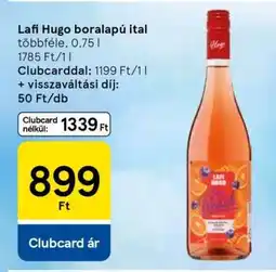 Tesco Lafi Hugo boralapú ital ajánlat