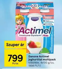 Tesco Danone Actimel joghurtital multipack ajánlat