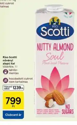 Tesco Riso Scotti növényi alapú ital ajánlat
