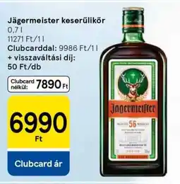 Tesco Jägermeister keserűlikőr ajánlat
