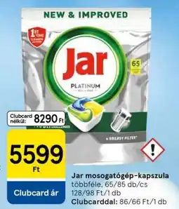 Tesco Jar mosogatógép-kapszula ajánlat