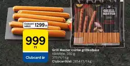 Tesco Grill Master csirke-grillkolbász ajánlat