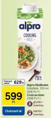 Tesco ALPRO Főzőkrém ajánlat