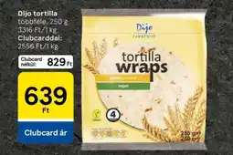 Tesco Dijo tortilla ajánlat