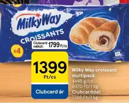 Tesco Milky Way croissant multipack ajánlat
