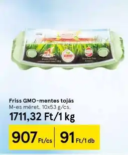 Tesco Friss GMO-mentes tojás ajánlat
