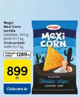 Tesco Mogyi Mexi corn tortilla ajánlat