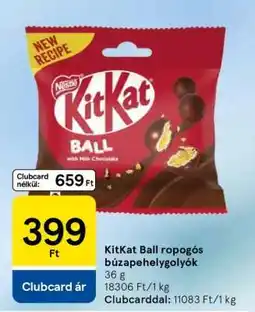 Tesco KitKat Ball ropogós búzapehelygolyók ajánlat