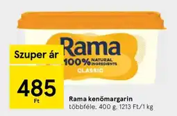 Tesco Rama kenőmargarin ajánlat