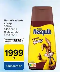 Tesco Nesquik kakaós szirup ajánlat