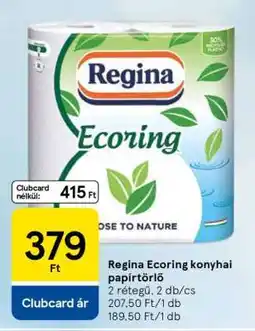 Tesco Regina Ecoring konyhai papírtörlő ajánlat