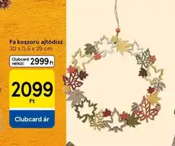 Tesco Fa koszorú ajtódísz ajánlat