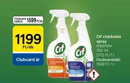 Tesco Cif vízkőoldó spray ajánlat