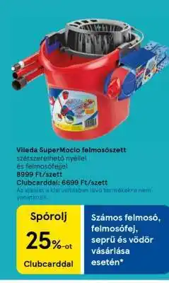 Tesco Vileda Supermocio felmosószett ajánlat