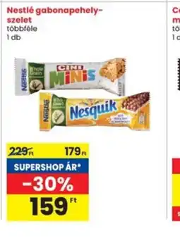 Interspar Nestlé gabonapehely-szelet ajánlat