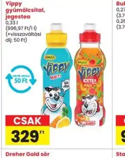Interspar Yippy gyümölcsital ajánlat