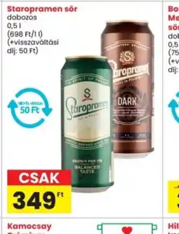 Interspar Staropramen sör ajánlat