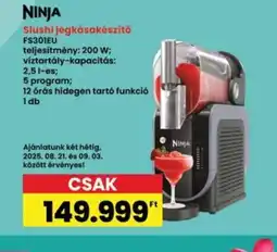 Interspar Ninja Slushi Jégkásakészítő ajánlat