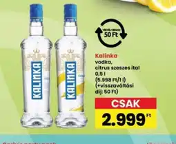 Interspar Kalinka vodka ajánlat