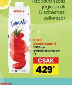 Interspar Spar paradicsomlé ajánlat