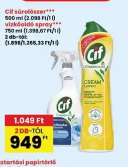 Interspar Cif súrolszer ajánlat