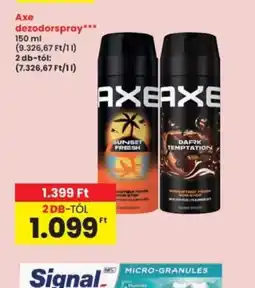 Interspar Axe dezodorspray ajánlat