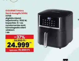 Interspar Gourmetmaxx forr levegős fritőz ajánlat