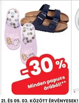 Interspar Minden papucs árábl! ajánlat