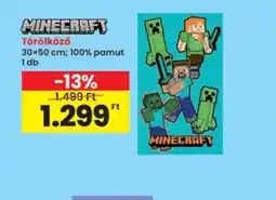 Interspar Minecraft Törölköző ajánlat