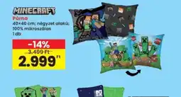 Interspar Minecraft Párna ajánlat