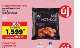 Interspar Frigotti mini hot-dog ajánlat