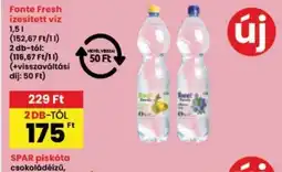 Interspar Fonte Fresh ízesített víz ajánlat