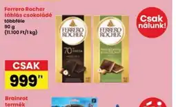 Interspar Ferrero Rocher táblás csokoládé ajánlat