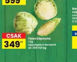 Interspar Fejes káposzta ajánlat