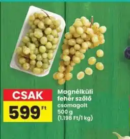 Interspar Magnélküli fehér szőlő ajánlat