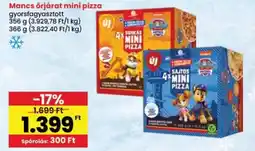 Spar Mancs őrjárat mini pizza ajánlat