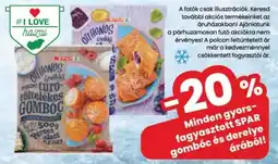 Spar SPAR gombóc és derelye ajánlat