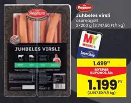 Spar Regnum Juhbeles virsli ajánlat