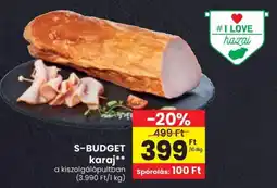 Spar S-BUDGET karaj ajánlat