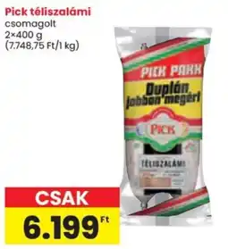 Spar Pick téliszalámi ajánlat