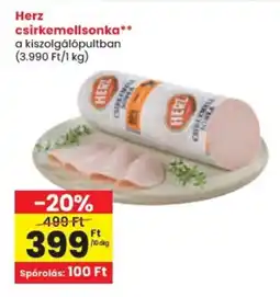 Spar Herz csirkemellsonka ajánlat