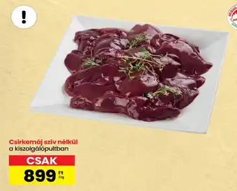 Spar Csirkemáj szív nélkül ajánlat