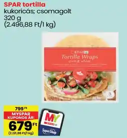 Spar SPAR tortilla ajánlat