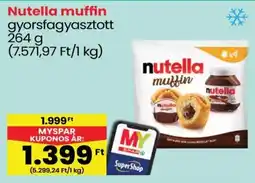 Spar Nutella muffin ajánlat
